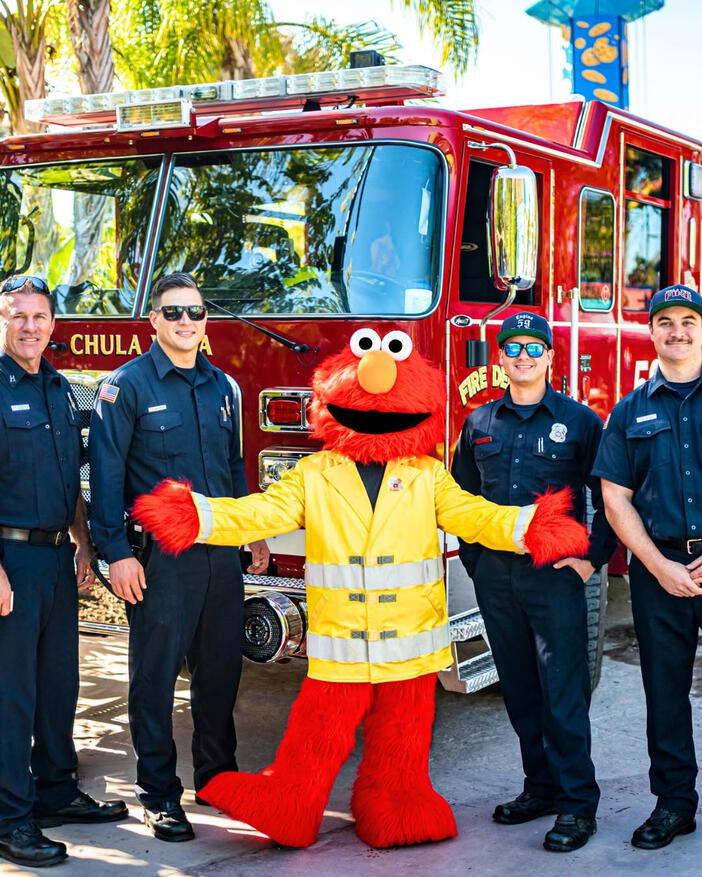 Firefighter Elmo