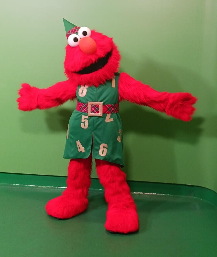 Elmo Xmas Elf